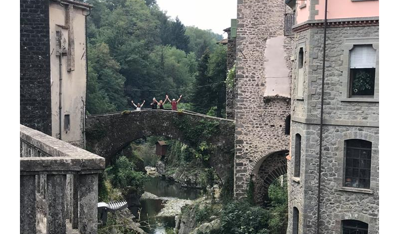 Bridge in Bagnon Italy