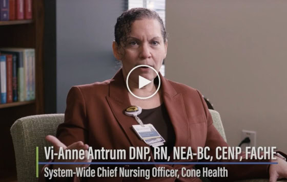 Thumbnail image showing the Well‑Being Coaching Initiative message about Cone Health saving $4.1 million after reducing nurse turnover by 20%.